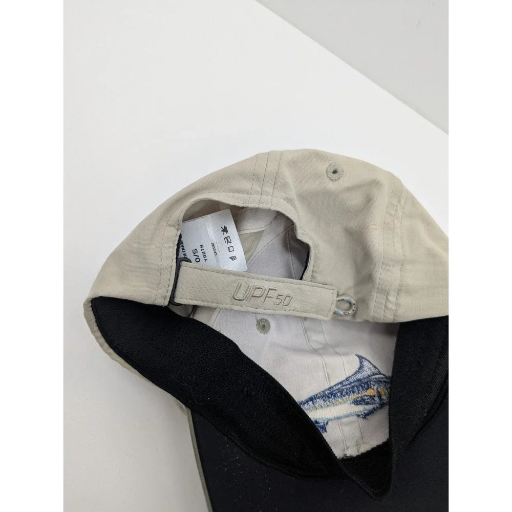 Columbia Youth Kids Marlin Sailfish UPF50 One Size Adjustable Khaki Baseball Hat - Picture 3 of 6